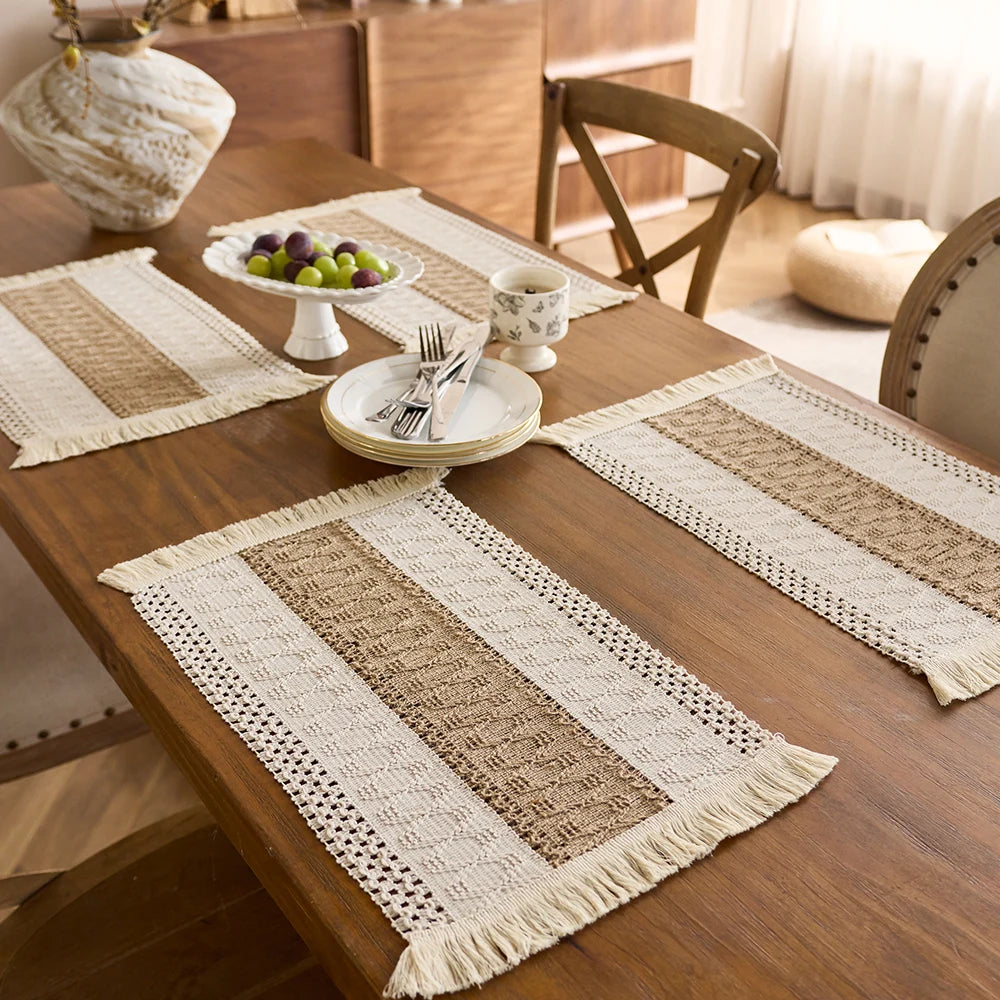 Boho Macramé Table Placemats