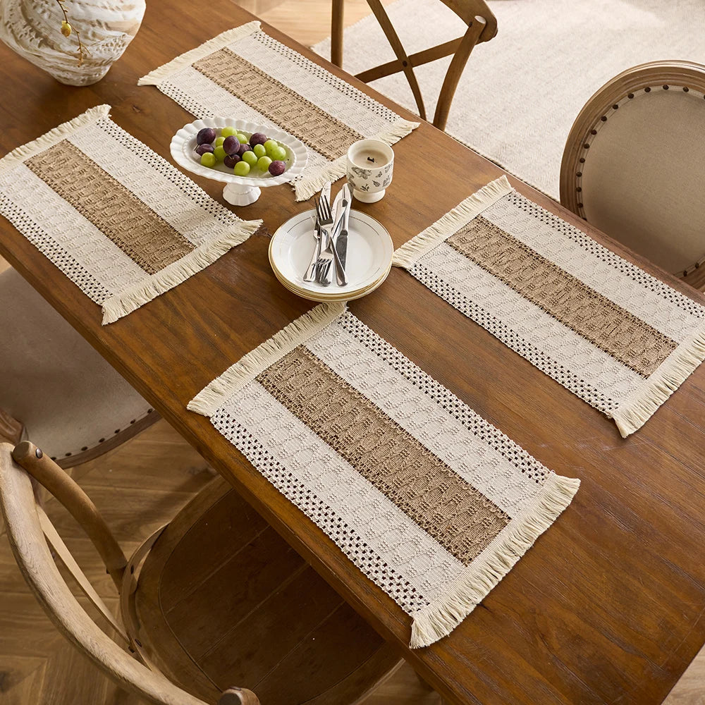 Boho Macramé Table Placemats